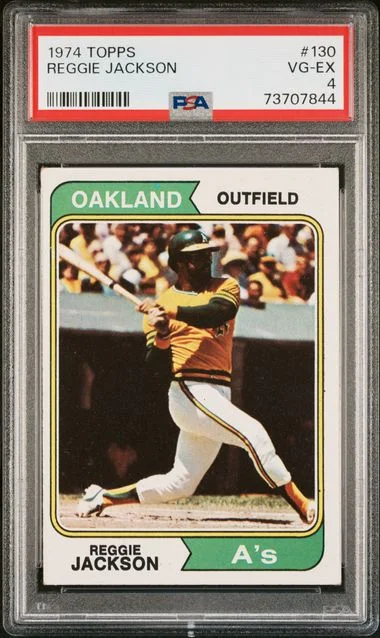 1974 Topps Reggie Jackson #130 card image