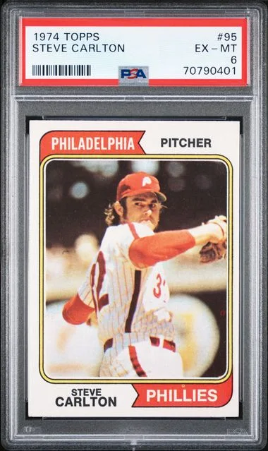 1974 Topps Steve Carlton #95 card image