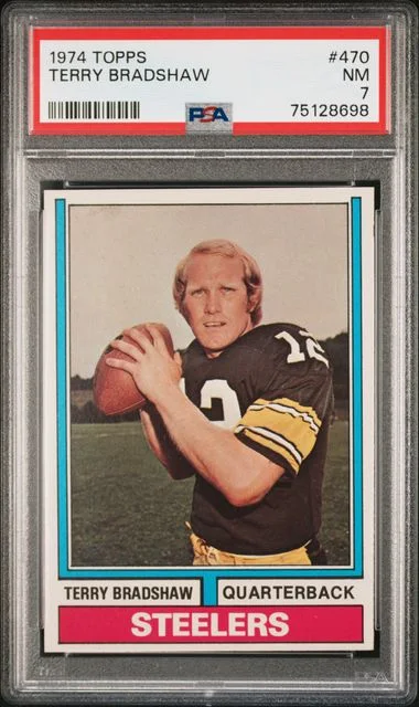 1974 Topps Terry Bradshaw #470 card image