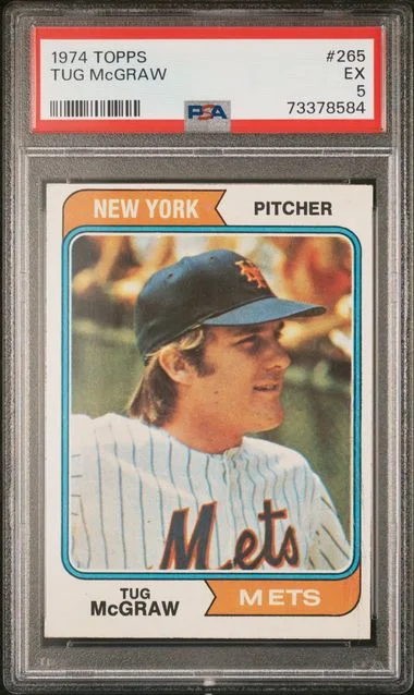 1974 Topps Tug McGraw #265 card image