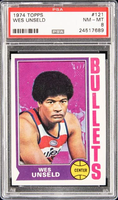 1974 Topps Wes Unseld #121 card image