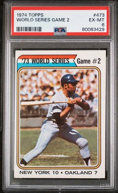 1974 Topps World Series Game 2 #473 card image