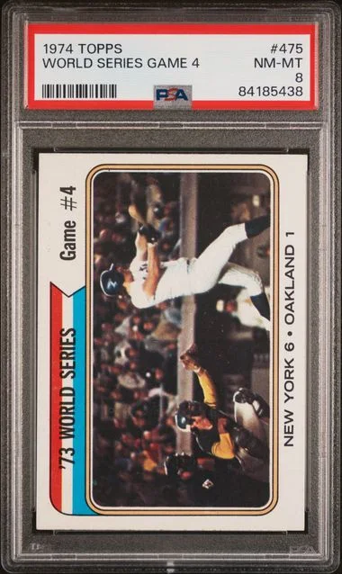 1974 Topps World Series Game 4 #475 card image