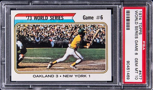 1974 Topps World Series Game 6 #477 card image