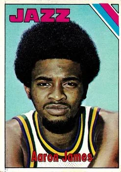 1975-76 Topps Aaron James #91 card image