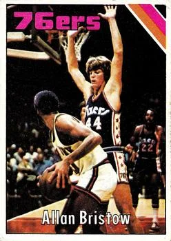 1975-76 Topps Allan Bristow #74 card image