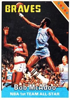1975-76 Topps Bob McAdoo #10 card image