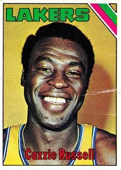 1975-76 Topps Cazzie Russell #34 card image