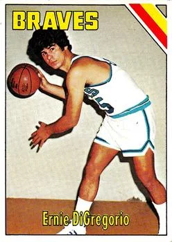 1975-76 Topps Ernie DiGregorio #45 card image