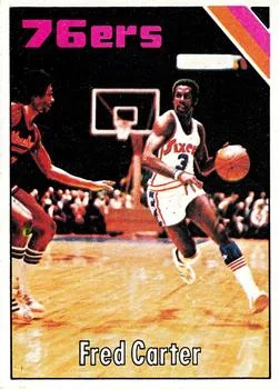 1975-76 Topps Fred Carter #38 card image