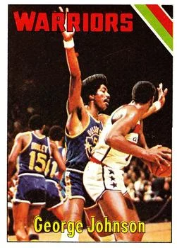 1975-76 Topps George Johnson #13 card image