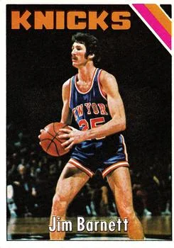 1975-76 Topps Jim Barnett #92 card image