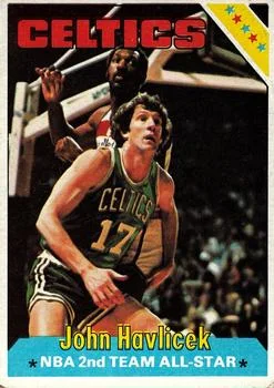1975-76 Topps John Havlicek #80 card image