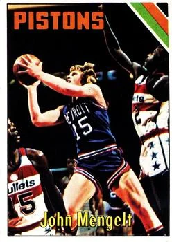 1975-76 Topps John Mengelt #12 card image