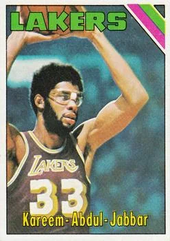 1975-76 Topps Kareem Abdul-Jabbar #90 card image
