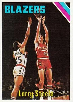 1975-76 Topps Larry Steele #94 card image