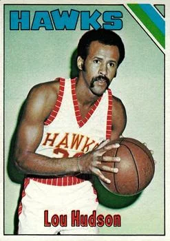 1975-76 Topps Lou Hudson #25 card image