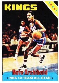1975-76 Topps Nate Archibald #15 card image