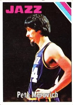 1975-76 Topps Pete Maravich #75 card image