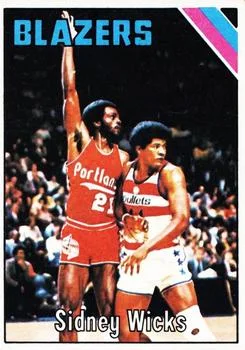 1975-76 Topps Sidney Wicks #40 card image