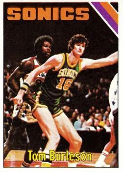 1975-76 Topps Tom Burleson #24 card image