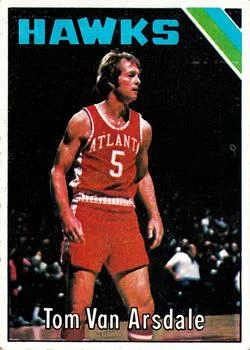 1975-76 Topps Tom Van Arsdale #7 card image