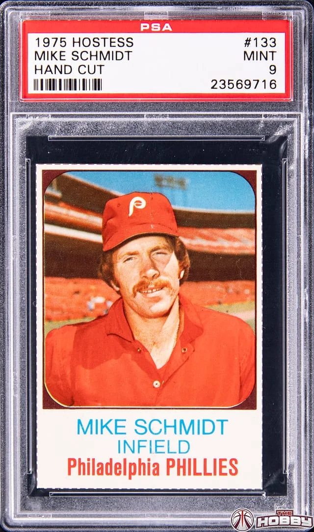 1975 Hostess Hand Cut Mike Schmidt #133 card image