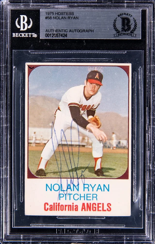 1975 Hostess Nolan Ryan #58 card image