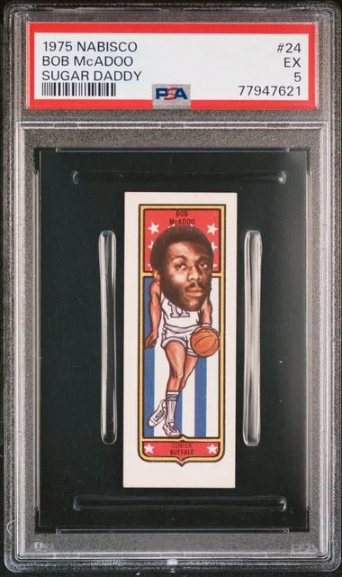 1975 Nabisco Sugar Daddy Bob Mcadoo #24 card image
