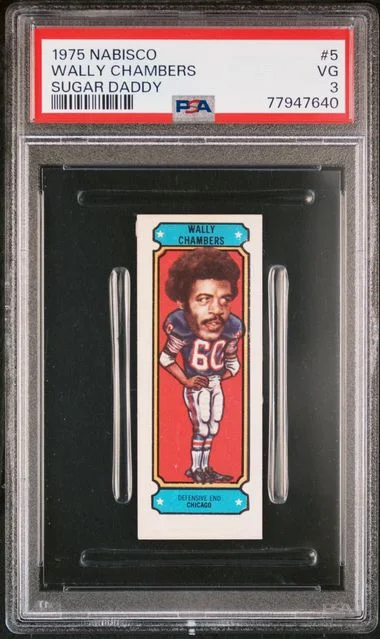 1975 Nabisco Sugar Daddy Wally Chambers #5 card image