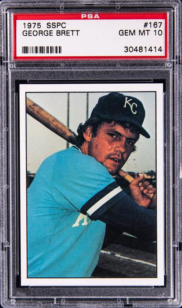 1975 SSPC Baseball George Brett #167 card image