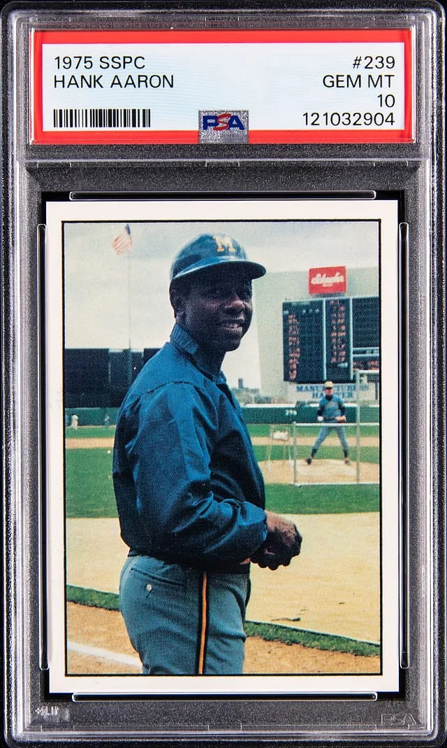 1975 SSPC Hank Aaron #239 card image