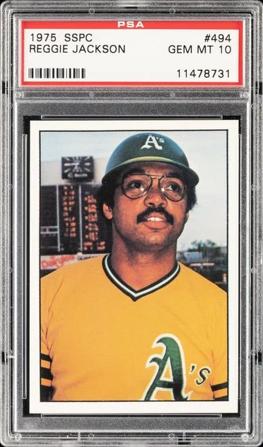 1975 SSPC Reggie Jackson #494 card image