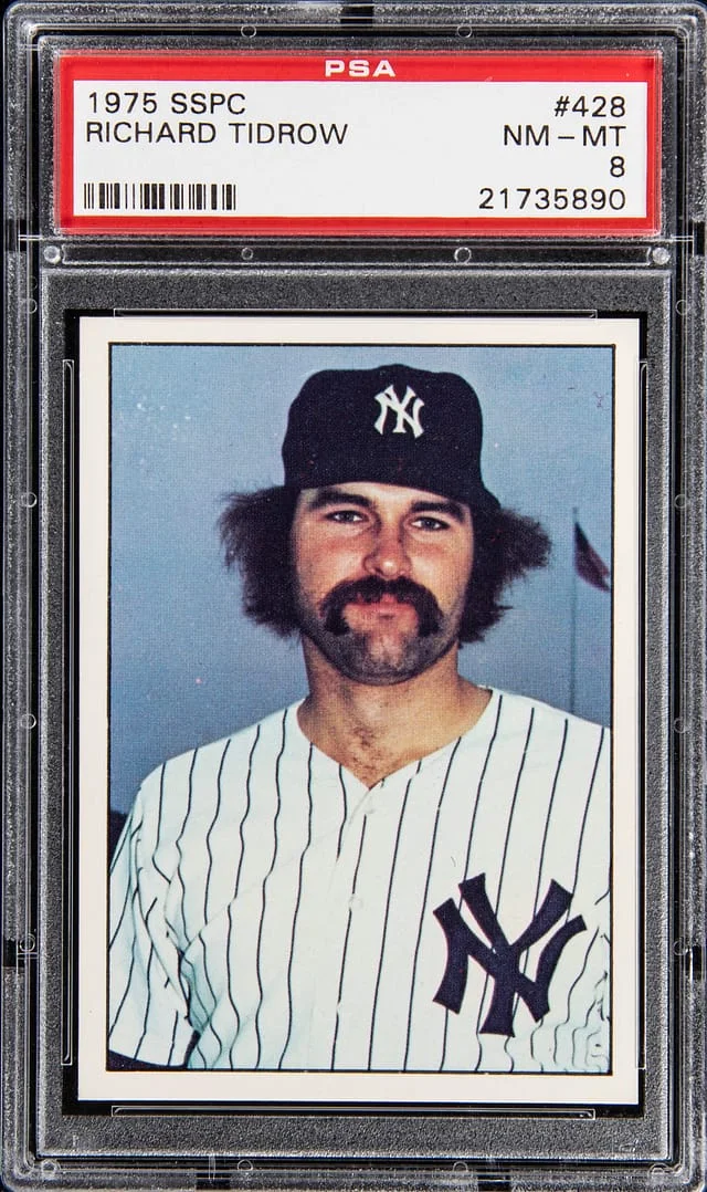 1975 SSPC Richard Tidrow #428 card image