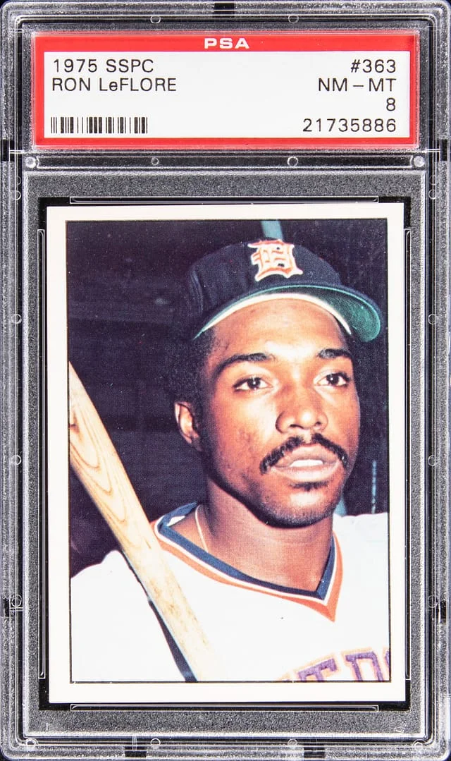 1975 SSPC Ron LeFlore #363 card image