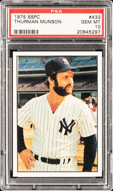 1975 Sspc Thurman Munson #433 card image