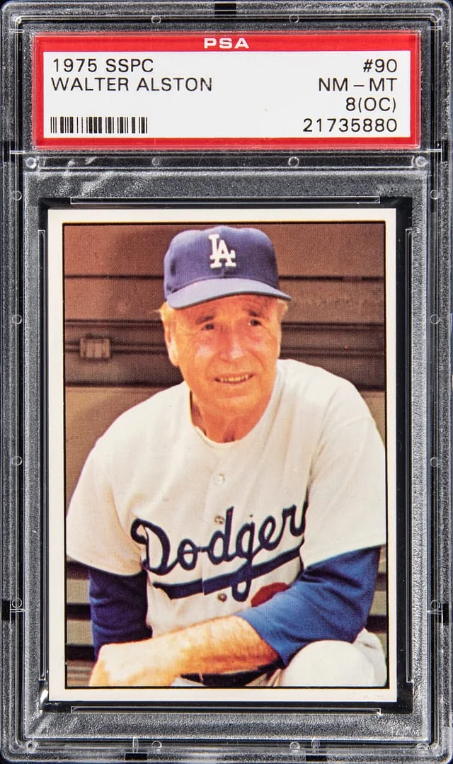 1975 SSPC Walter Alston #90 card image