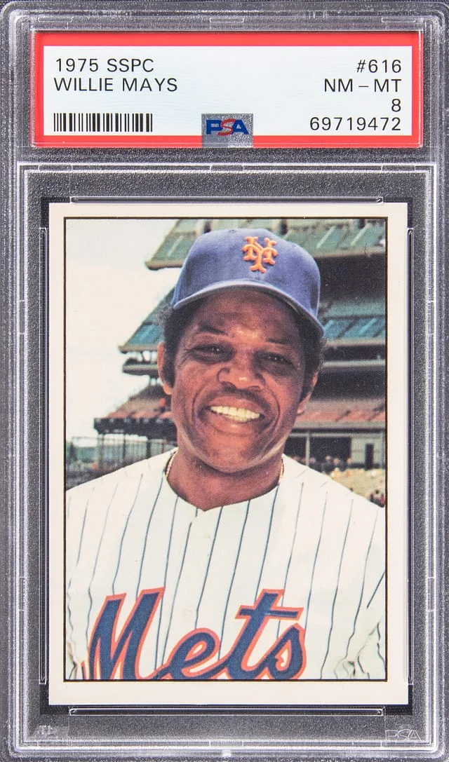 1975 SSPC Willie Mays #616 card image