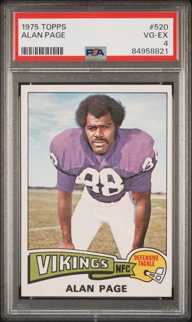 1975 Topps Alan Page #520 card image