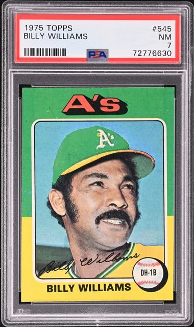 1975 Topps Billy Williams #545 card image