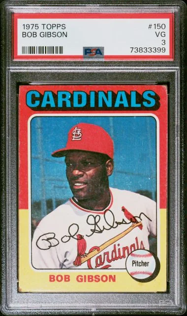 1975 Topps Bob Gibson #150 card image