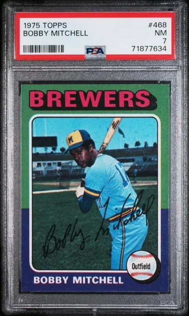 1975 Topps Bobby Mitchell #468 card image
