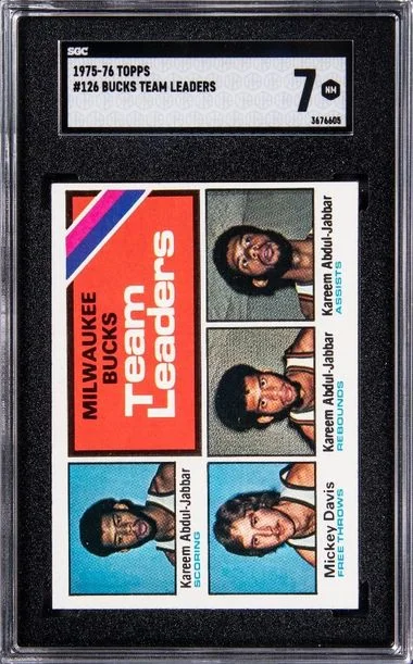 1975 Topps Bucks Team Leaders #126 card image