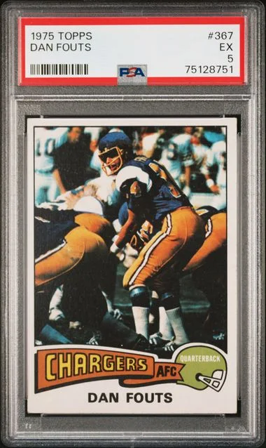 1975 Topps Dan Fouts #367 card image