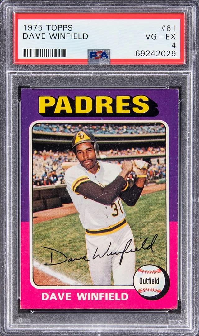 1975 Topps Dave Winfield #61 card image