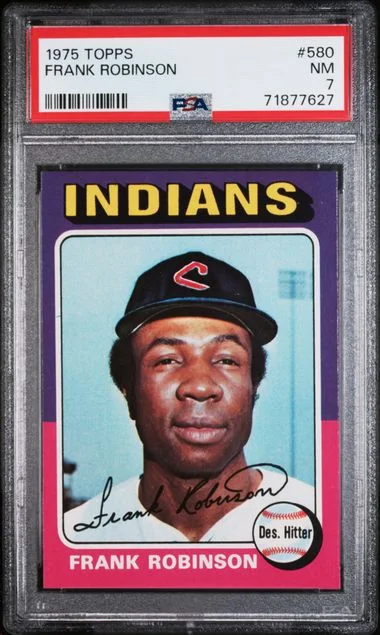 1975 Topps Frank Robinson #580 card image