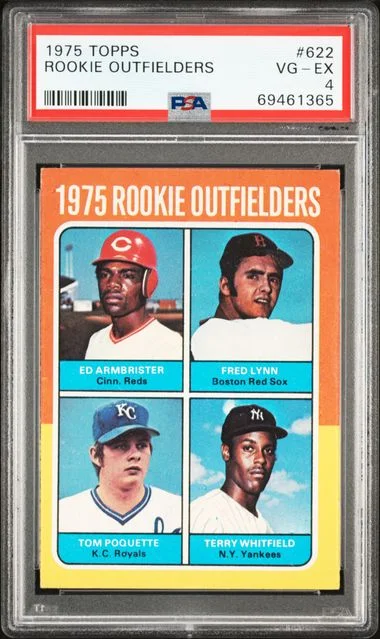1975 Topps Fred Lynn Outfielders #622 card image