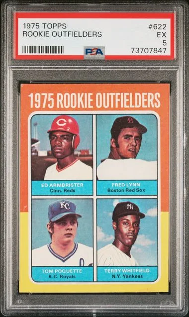 1975 Topps Fred Lynn/Ed Armbrister/Tom Poquette/Terry Whitfield #622 card image
