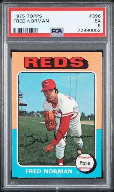 1975 Topps Fred Norman #396 card image
