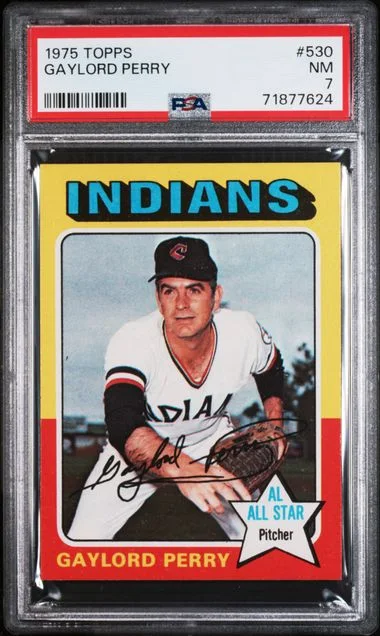 1975 Topps Gaylord Perry #530 card image